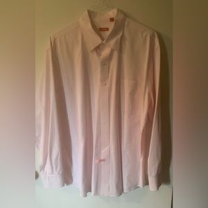 Mens IZOD pink button down shirt